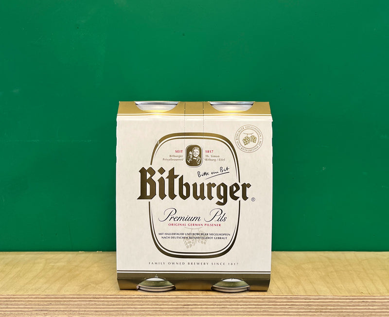 Bitburger Premium Pils 4 Pack