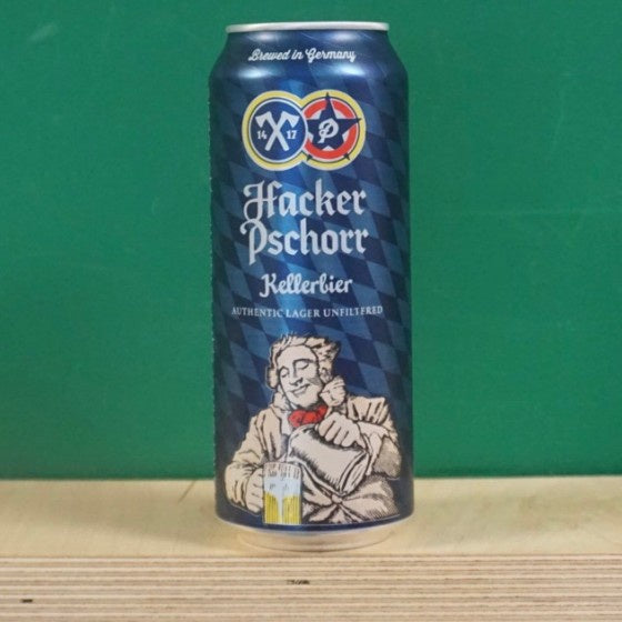 Hacker Pschorr Kellerbier Can