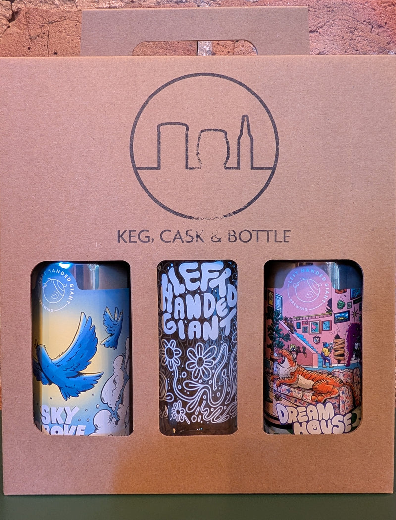 Left Handed Giant Gift Set – Keg, Cask & Bottle
