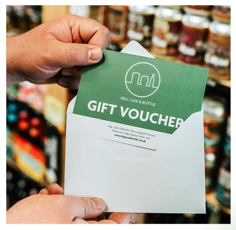 Keg, Cask & Bottle Gift Voucher (Digital Voucher)
